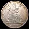 Image 1 : 1874 Arrows Seated Liberty Half Dollar CLOSELY UNCIRCULATED