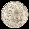 Image 2 : 1873 No Arrows Seated Liberty Half Dollar CHOICE AU