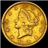 Image 1 : 1851 Rare Gold Dollar CLOSELY UNCIRCULATED