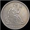 Image 1 : 1837 No Stars Lgr Date Seated Liberty Half Dime UNCIRCULATED