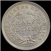Image 2 : 1837 No Stars Lgr Date Seated Liberty Half Dime UNCIRCULATED