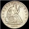 Image 1 : 1862-S Seated Liberty Half Dollar CLOSELY UNCIRCULATED