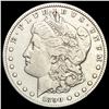 Image 1 : 1890-CC Tailbar Morgan Silver Dollar NEARLY UNCIRCULATED