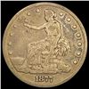 Image 1 : 1877 Silver Trade Dollar NICELY CIRCULATED