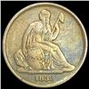 1838-O No Stars Seated Liberty Dime NEARLY UNCIRCULATED