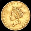 Image 1 : 1855 Rare Gold Dollar NEARLY UNCIRCULATED