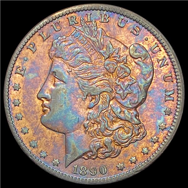 1890-CC Morgan Silver Dollar CLOSELY UNCIRCULATED