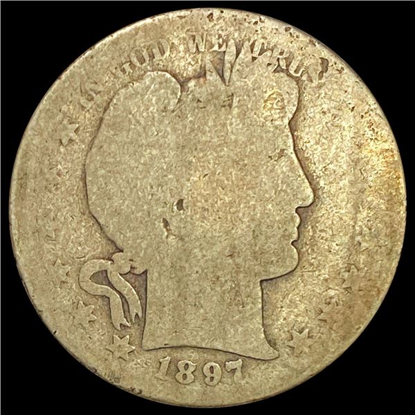 1897-S Barber Half Dollar NICELY CIRCULATED