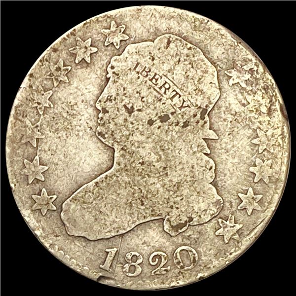 1820 Capped Bust Quarter NICELY CIRCULATED