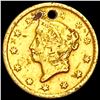 Image 1 : 1849 Rare Gold Dollar HIGH GRADE
