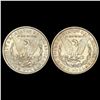 Image 2 : 1882,1900 Morgan Silver Dollar Lot [2 Coins] UNCIRCULATED