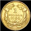 Image 2 : 1854 Rare Gold Dollar CLOSELY UNCIRCULATED
