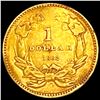 Image 2 : 1862 Rare Gold Dollar HIGH GRADE