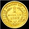 Image 2 : 1853-O Rare Gold Dollar UNCIRCULATED