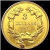 Image 2 : 1874 $3 Gold Piece UNCIRCULATED