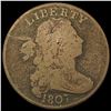 Image 1 : 1807 Draped Bust Large Cent NICELY CIRCULATED