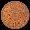Image 1 : 1851 Braided Hair Half Cent CLOSELY UNCIRCULATED