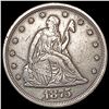 Image 1 : 1875-CC Twenty Cent Seated Liberty NEARLY UNCIRCULATED