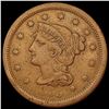 1855 Braided Hair Large Cent LIGHTLY CIRCULATED