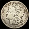 Image 1 : 1890-CC Morgan Silver Dollar NICELY CIRCULATED