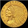 Image 1 : 1915 $2.50 Gold Quarter Eagle UNCIRCULATED