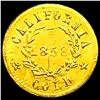 Image 2 : 1858 Round California Gold Quarter UNCIRCULATED
