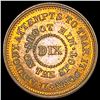 Image 2 : 1863 Civil War Token; Dix Cent UNCIRCULATED