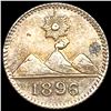 Image 1 : 1896 Guatemala 1/4 Real UNCIRCULATED
