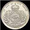 1856 Brazil 200 Reis Silver UNCIRCULATED