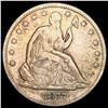Image 1 : 1877 Seated Liberty Half Dollar LIGHTLY CIRCULATED