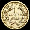Image 2 : 1852 Rare Gold Dollar CLOSELY UNCIRCULATED