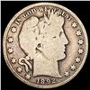 Image 1 : 1892 Barber Half Dollar NICELY CIRCULATED