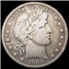 Image 1 : 1909 Barber Half Dollar NICELY CIRCULATED