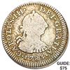 Image 1 : 1783Mo FF Mexico Silver 1/2 Reales ABOUT UNCIRCULATED