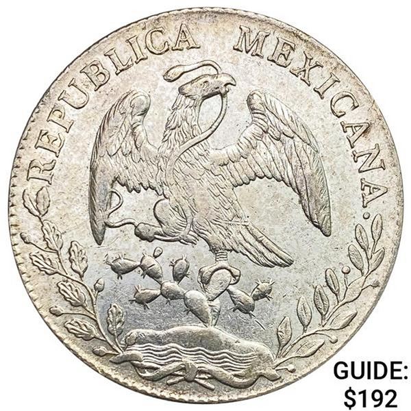1887Zs FZ Mexico Silver 8 Reales CLOSELY UNCIRCULATED