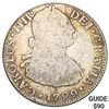 Image 1 : 1799Mo FM Mexico Silver 2 Reales ABOUT UNCIRCULATED