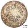 Image 1 : 1876Zs JS Mexico Silver 8 Reales NEARLY UNCIRCULATED