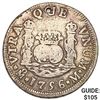 Image 1 : 1756Mo M Mexico Silver 2 Reales ABOUT UNCIRCULATED