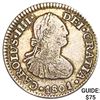 Image 1 : 1801Mo FT Mexico Silver 1/2 Reales ABOUT UNCIRCULATED