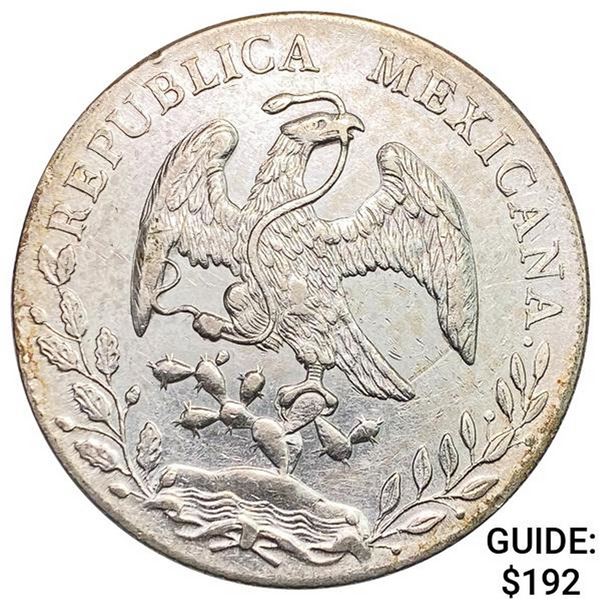 1896Mo AB Mexico Silver 8 Reales CLOSELY UNCIRCULATED