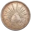 Image 2 : 1899Zs FZ Mexico Silver Peso CLOSELY UNCIRCULATED