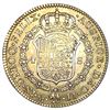 Image 2 : 1818 JJ Mexico Gold 4 Escudos Ferdinand VII CLOSELY UNCIRCULATED
