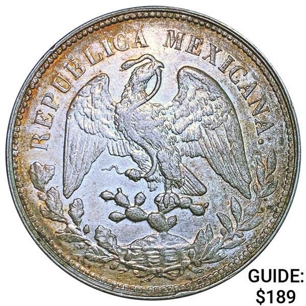 1904Mo AM Mexico Silver Peso CHOICE AU