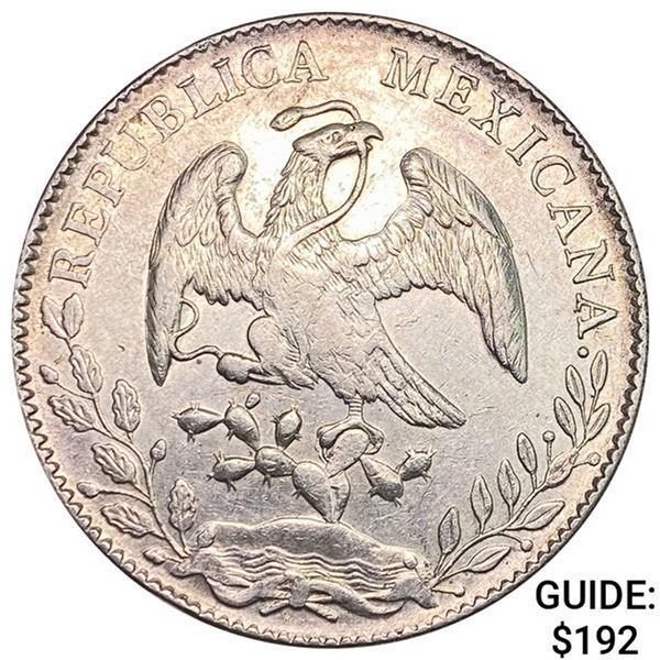 1897Mo AM Mexico Silver 8 Reales UNCIRCULATED