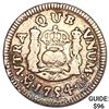 Image 1 : 1754Mo M Mexico Silver 1/2 Reales ABOUT UNCIRCULATED