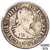 Image 1 : 1797Mo FM Mexico Silver 1/2 Reales ABOUT UNCIRCULATED
