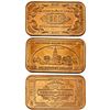 Image 3 : ND 16 1oz Copper Rounds/Bars Lot [16 Coins]