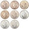 Image 1 : 1879-1882 [8] Silver Dollars