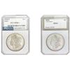Image 1 : 1878-1879 [2] Morgan Silver Dollar PCI MS61-66 DMPL