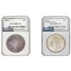 Image 1 : 1881-S/1904-O [2] Morgan Silver Dollar PCI MS66-67 PL